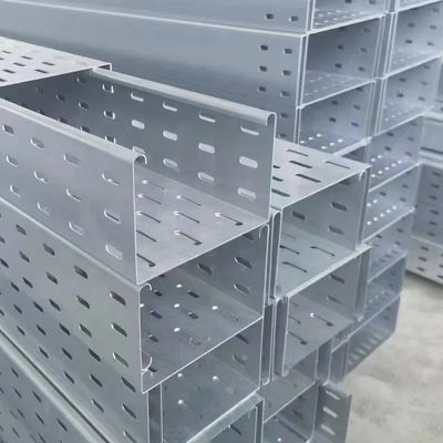 El cable perforado ligero Tray Galvanized Steel Cable Tray del metal modificó para requisitos particulares