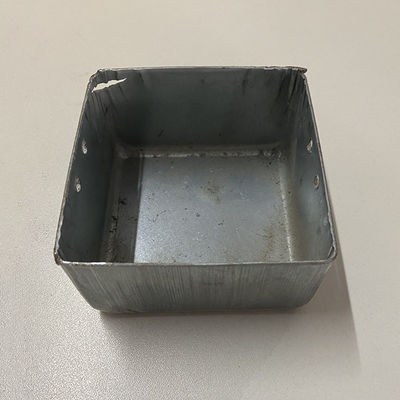 Impermeable de plata arrabio la caja de terminal eléctrica del metal de la caja de conexiones modificó para requisitos particulares