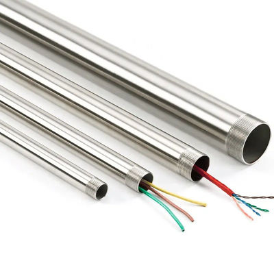 Conducto eléctrico del alambre de metal del tubo de Emt de la protección del cable SS316