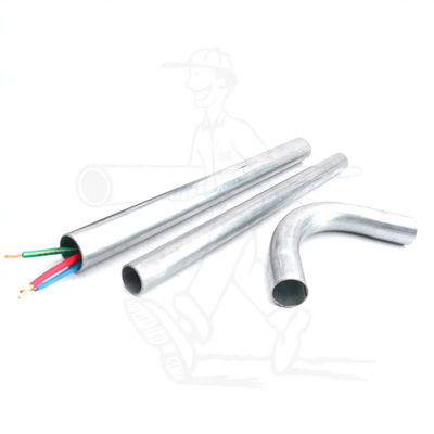 Conducto modificado para requisitos particulares del cable de EMT Electrical Conduit Galvanised a prueba de herrumbre